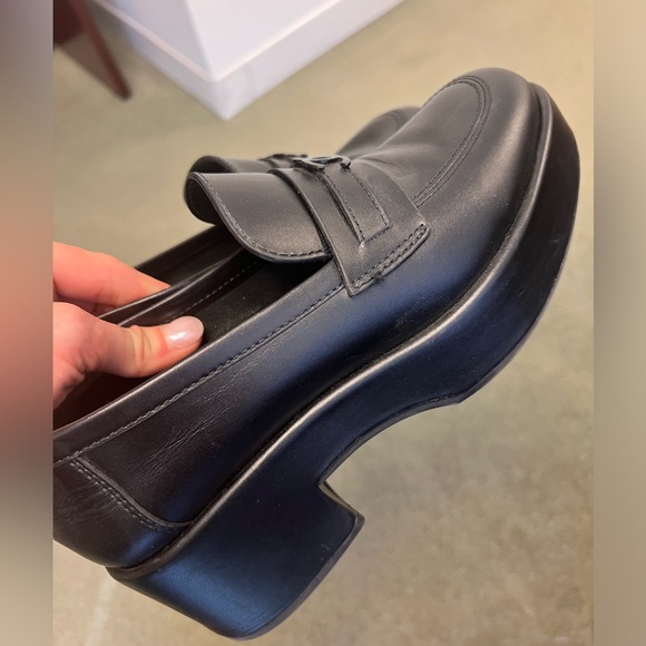 Chanel so black chunky loafers - size 40 - Picture 4 of 11